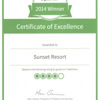 Certificate of Excellence